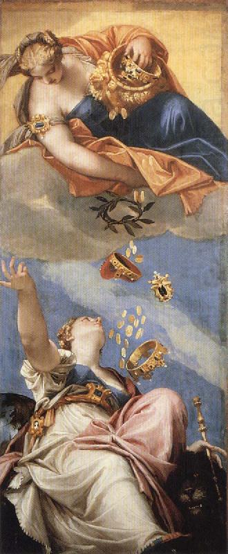 Juno Showering Grace upon Venice, Paolo  Veronese